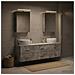 Set di mobili per il bagno 5 pcs Grigio Cemento - Foto miniatura 2