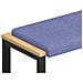 Cuscino per panchina Tessuto Blu jeans Profondità 35 cm - Foto miniatura 1