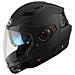 Casco Crossover Executive Color Con Doppia Visiera L Nero Opaco - Foto miniatura 2