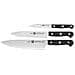 36130-003 Set Coltelli Gourmet, Acciaio Inossidabile, Argento /nero, 3 Pezzi - Foto miniatura 2
