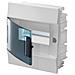 Centralino Da Incasso 8 Moduli Ip40 Porta Blue Petrol Bianco - Foto miniatura 1