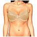 Reggiseno Lizzy Seducente Pizzo Coppe Semi Imbottite E Bretelle Regolabili - Beige D 4a - Foto miniatura 1