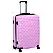 Set Valigie Trolley A Custodia Rigida 2 Pz Rosa In Abs - Foto miniatura 2