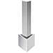 Fontana Da Giardino Argento 37,7x32,6x110 Cm In Acciaio Inox - Foto miniatura 5