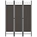 Paravento A 3 Pannelli Antracite 120x180 Cm - Foto miniatura 1