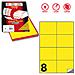 Etichetta Adesiva C / 512 Giallo Fluo 100fg A4 105x74mm (8et / fg) Markin - Foto miniatura 1