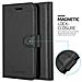 Custodia Compatibile Con Huawei Nova 5 / 5 Pro In Nero Carbone - Coperchio Protettiva Con Chiusura Magnetica, Funzione Stand E Tasca Per Le Carte - Foto miniatura 2