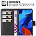 Custodia Compatibile Con Huawei Nova 5 / 5 Pro In Nero Carbone - Coperchio Protettiva Con Chiusura Magnetica, Funzione Stand E Tasca Per Le Carte - Foto miniatura 6