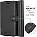 Custodia Compatibile Con Huawei Nova 5 / 5 Pro In Nero Carbone - Coperchio Protettiva Con Chiusura Magnetica, Funzione Stand E Tasca Per Le Carte - Foto miniatura 8