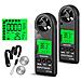 Speed Meter Digital Vento Dellanemometro Tenuto In Mano Per La Misurazione Della Velocit Del Vento Temperatura E Max Media Corrente Alta Precisione Di Misurazione Per Windsurf Vela Pesca Attivit-ap-816b (nero)  - Foto miniatura 1