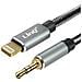 Cavo Lightning A Jack 3.5mm Maschio Suono Di Qualità Nylon Intrecciato 1,5m - Foto miniatura 4