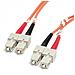 2m Multimode Duplex Fiber Optic Cable SC-SC 2m Arancione cavo a fibre ottiche - Foto miniatura 1
