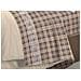 Completo Lenzuola Linea Pensieri Delicati 100% Cotone Disegno Cervo Tartan Piazza E Mezza Beige - Foto miniatura 7