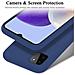 Custodia Compatibile Con Samsung Galaxy A22 5g In Liquid Blu - Coperchio Protettivo In Silicone Tpu Flessibile - Foto miniatura 5