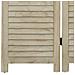 Divisorio A 4 Pannelli 140 X 165 Cm Legno Massello Di Paulownia - Foto miniatura 6