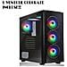 Case Gaming TX-192-11  M-ATX 1 Porta USB 3.2/ 2 Porte USB 2.0  Colore Nero (Finestrato) - Foto miniatura 1