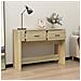 Tavolo Consolle Rovere Sonoma 100x39x75 Cm In Legno Multistrato - Foto miniatura 3