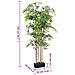 Albero Bambù Artificiale 1095 Foglie 150 Cm Verde - Foto miniatura 8