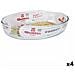 Pirofila Da Forno Quttin Trasparente 2,2 L Vetro Ovale 30,1 X 20,9 X 6,3 Cm (4 Unità) - Foto miniatura 1