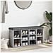 Panca Porta Scarpe Grigio Sonoma 102x32x50 Cm Legno Multistrato - Foto miniatura 3