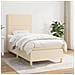 Giroletto A Molle Con Materasso Crema 90x190 Cm In Tessuto - Foto miniatura 6
