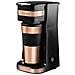 Elegante Design In Rame - Caffettiera Personale Con 1 Tazza Da 420 Ml - Spegnimento Automatico - 750 W - Acm112co - Foto miniatura 2