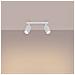 Lampada Da Soffitto Karbon 2 Bianco Sl. 1542 - Minimalista Lampada Da Soffitto Bianco 16.5x30x6.5 Cm - Foto miniatura 3