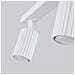 Lampada Da Soffitto Karbon 2 Bianco Sl. 1542 - Minimalista Lampada Da Soffitto Bianco 16.5x30x6.5 Cm - Foto miniatura 8