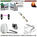 Cancello Elettrico Kit Motore A Braccio Articolato 220/24 V Anta Battente Da 0,5 A 2,5 Mt Centrale 3 Radiocomandi Faro - Foto miniatura 1