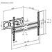 WT80TSLE-327 Supporto TV a parete 2,03 m (80") Nero - Foto miniatura 6