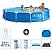 Piscina Fuori Terra - In Giro - 366x76 Cm - Blu - Include Accessori Coordinati A1595 - Foto miniatura 1