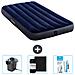 Set Materassino Gonfiabile - 191x99x25 Cm - Blu - Include Accessori Coordinati - Foto miniatura 1
