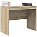 Scrivania per Scrittura Rovere Sonoma MDF con impiallacciatura - Foto miniatura 3