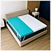 Topper 140x190 In Memory Foam A 9 Zone Differenziate | Alto 10 Cm | Rivestimento Sfoderabile In Tessuto Pure Anallergico | Made In Italy - Foto miniatura 6