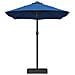 Ombrello da giardino Blu 385 x 209 x 244 cm Tessuto - Foto miniatura 5