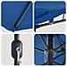 Ombrello da giardino Blu 385 x 209 x 244 cm Tessuto - Foto miniatura 7