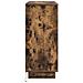 Credenza Rovere fumé 90 x 32 x 75 cm Legno multistrato - Foto miniatura 8