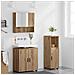 Set di mobili per il bagno con porta 3 pcs Rovere artigianale - Foto miniatura 4