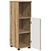 Set di mobili per il bagno con porta 3 pcs Rovere artigianale - Foto miniatura 6