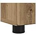 Set di mobili per il bagno con porta 3 pcs Rovere artigianale - Foto miniatura 9