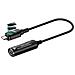 Adattatore Da 140w Dc A Type-c Con Display Digitale, Cavo Corto - 4.5x0.6mm Femmina A Usb-c Maschio - Foto miniatura 1