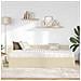Struttura Letto Angolare con Materasso 2 pcs Crema Tessuto - Foto miniatura 3