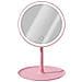 Specchio Da Trucco Rotondo A Led Con Base E Controllo Frontale - Foto miniatura 3