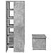 Mobile per scarpe 2 pcs Grigio cemento Legno multistrato - Foto miniatura 9