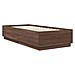 Struttura del letto con testiera Rovere Marrone 100 x 200 cm - Foto miniatura 6