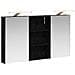 Set di Armadi da Bagno con lo scaffale 3 pcs 90 x 10,5 x 50 cm - Foto miniatura 1