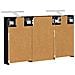 Set di Armadi da Bagno con lo scaffale 3 pcs 90 x 10,5 x 50 cm - Foto miniatura 9