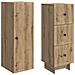Set di armadi 2 pcs 33 x 34,5 x 90 cm Legno ingegnerizzato - Foto miniatura 3