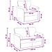 Set di divani 2 pz Grigio Chiaro Velluto - Foto miniatura 5