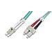 Cavo Fibra Ottica Lc A Sc Multimode Duplex 50/125 Om3 2 m - Foto miniatura 1
